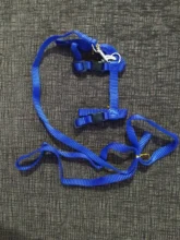 Pet Cat Collar Harness And Leash Adjustable Nylon Pet Traction Dog Kitten Halter Collar