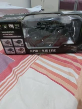 Tanque de combate a Control remoto para niños, juguete de coche de juguete con balas de disparo, interactivo, militar, grande, escala 1:32