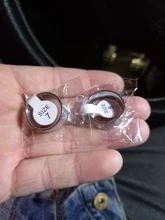 Letdiffy-anillo de acero inoxidable con letras cruzadas para hombre, sortija de oración de Biblia español, nunca se decolora, anillos con letras