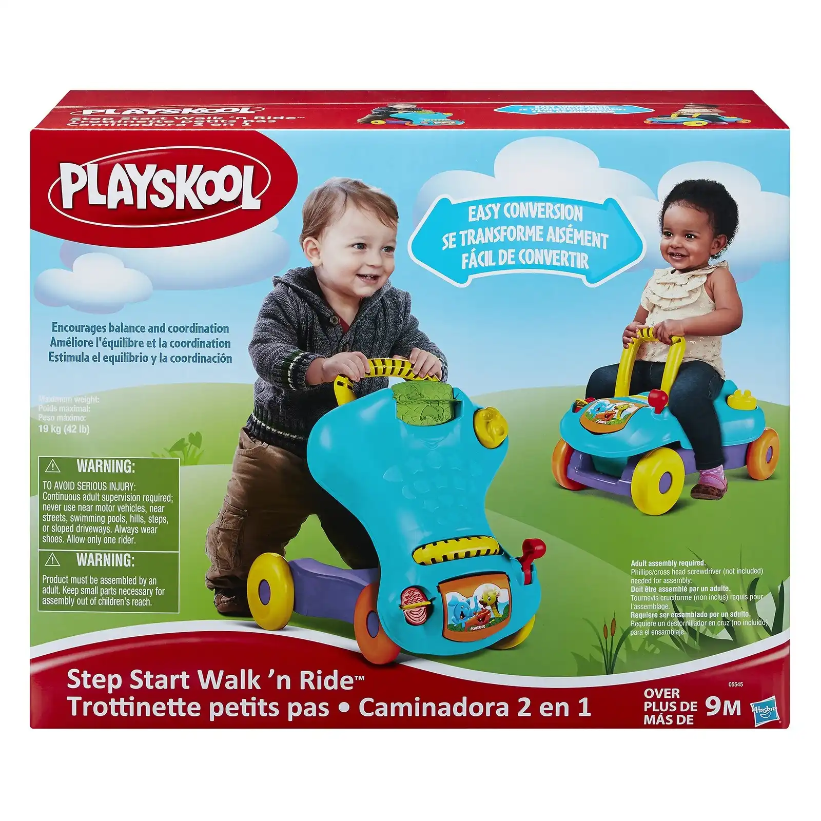 trotteur 2 en 1 playskool