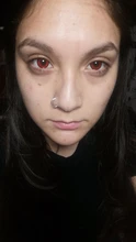 Lentillas de disfraz de Halloween, lentes de contacto de colores para ojos, azules y rojos