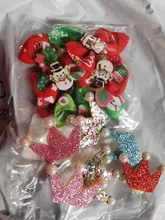 Bows Dog Hair-Bow Grooming Christmas-Dog Elastic-Rubber Cat Pet 10pcs 