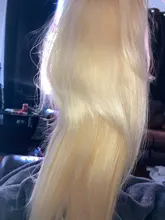 Recto 613 rubia Color degradado 13x4 transparente Peluca de encaje de cabello humano sin costuras nudos blanqueados 4x4 Closure13x6 peluca Frontal de encaje