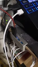 ORICO-Concentrador de red USB 3.0 para ordenador, hub profesional con cargador, diseño de aleación de aluminio, 4 puertos, tamaño portátil, estación de viaje para portátil