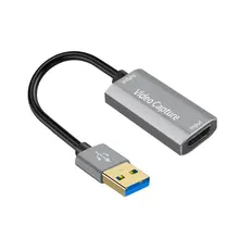 Карта захвата видео USB 3,0 1080P 4K HDMI-совместимый видеорегистратор записывающая коробка для Macbook ПК игровая камера Запись живой трансляции Карта захвата видео USB 3,0 1080P 4K HDMI-совместимый видеорегистратор записывающая коробка для Macbook ПК игровая камера Запись живой трансляции