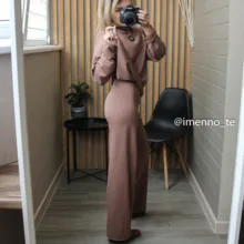 Tracksuit Sweater Spring Two-Piece-Set Women Pullover Knitted Genayooa Korean Womens