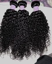 Extensión de pelo rizado Afro para mujeres negras, cabello humano Remy de 8-20 pulgadas, Color Natural, Janin, gran oferta