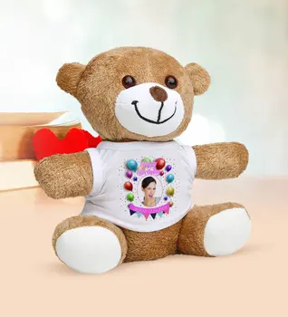 

Personalized Photo Birthday Plush Teddy Bear-6