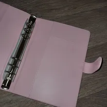 Carpeta de archivos recargable para Notebook, funda para Bloc de notas, carpeta de cuero, suministros de oficina, novedad