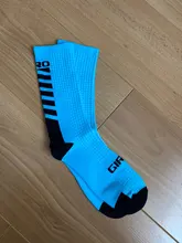 Calcetines de ciclismo hasta la rodilla para hombre y mujer, calcetín de fútbol para correr, equipo deportivo para senderismo, de algodón, por encima de la rodilla