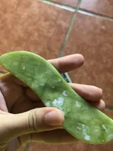 Massage-Tools Scrapping-Plate Gua Sha Natural Jade Green
