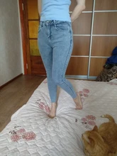 Pantalones vaqueros ajustados para mujer, 3 colores a elegir, primavera 2019