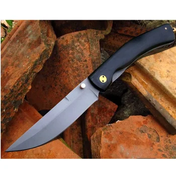 

Knife folding Kairos with a blade made of forged steel x12mf, handle from grab