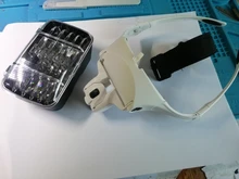 Headband Magnifier Glass-Lamp Led-Light 5-Lens loupe Adjustable for Read-Look