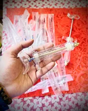 Jeringa de alimentación para loro, tubo de silicona suave, de pájaro pequeño, con diámetro exterior de 2mm/3mm, longitud de aproximadamente 30cm/13,5 cm