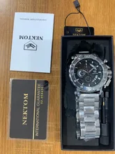 NEKTOM Mens Watches Quartz Watch Waterproof Watches Steel Strap Wristwatch Watches For