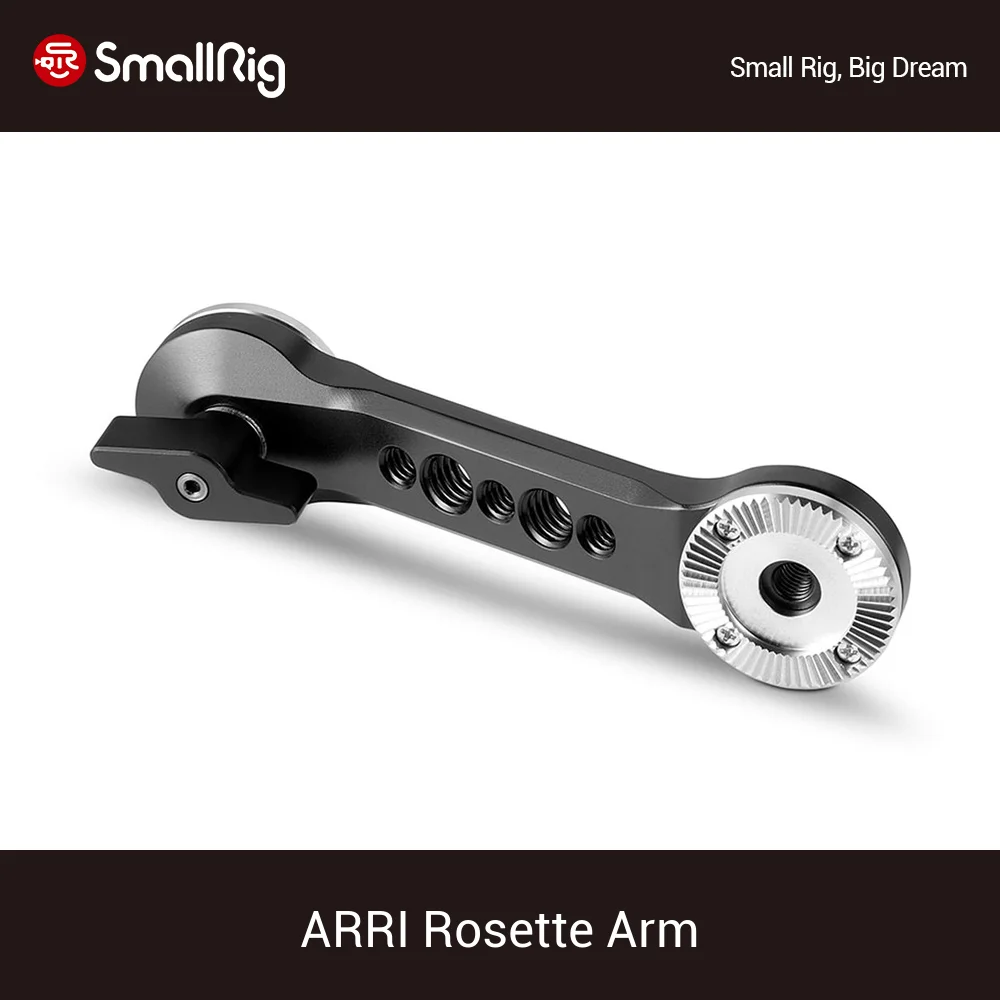 

SmallRig ARRI Rosette Extension Arm (31.8mm diameter) For Sony FS7/ Red Epic/Arri Rosette Shoulder Support Extension Handle-1684