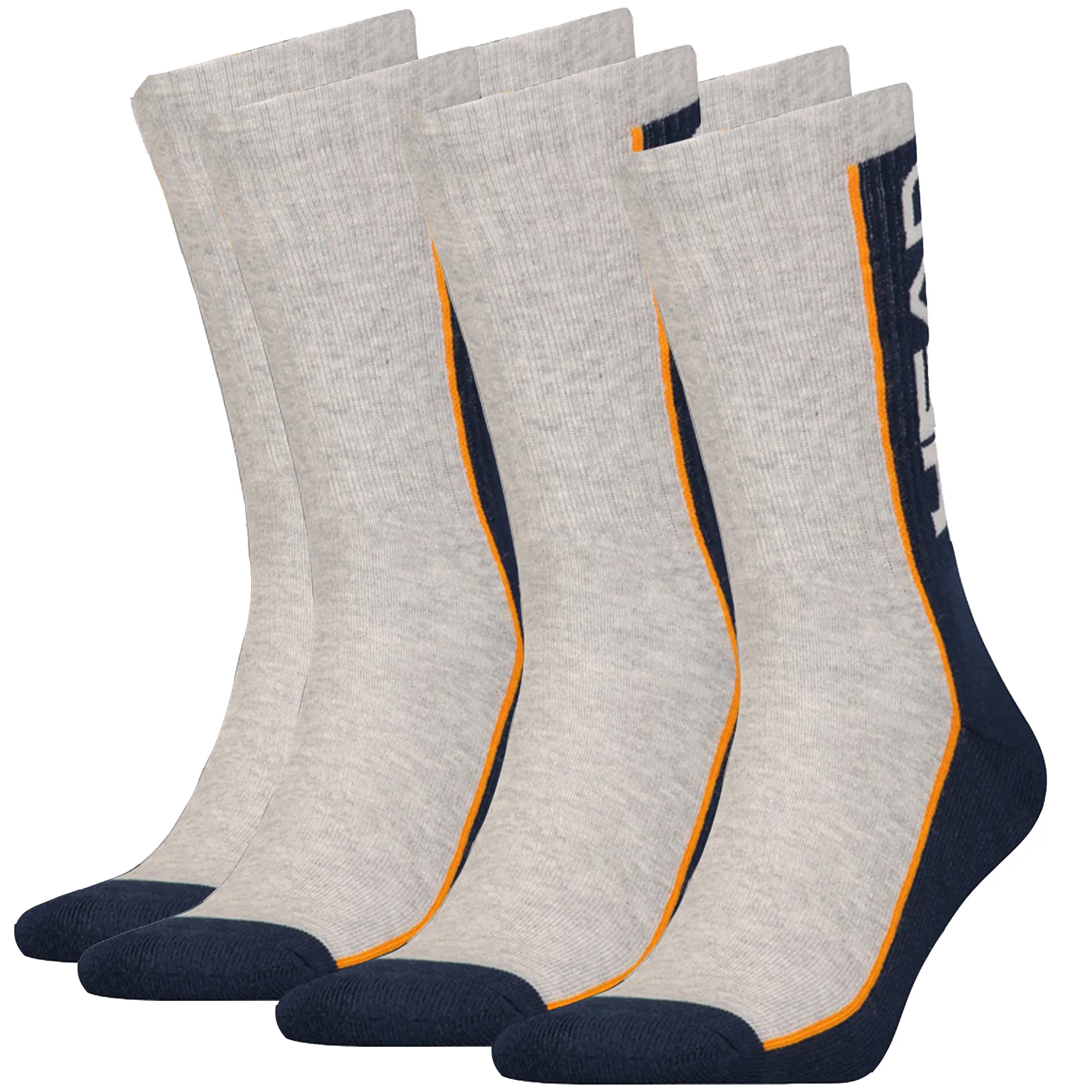 HEAD sport socks Cane half pack 3 pairs in 3 colors to choose unisex - Цвет: Грис