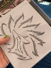 Plantillas de maquillaje para ojos 10 Uds. Plantilla para delinear ojos conformación de la plantilla herramientas cejas sombra de ojos maquillaje plantilla envío gratis a RU