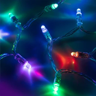 Best 031746 Led Guirlande Ard string classic 10000 black 100led milk live RGB DMX (24V, 10W) 1 Pc Arlight