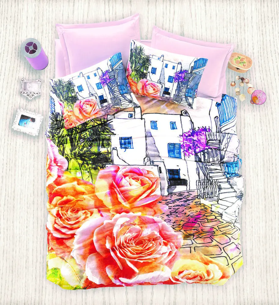 

Gold Case Ranforce 100% Cotton Twin Size Set Duvet-Basement