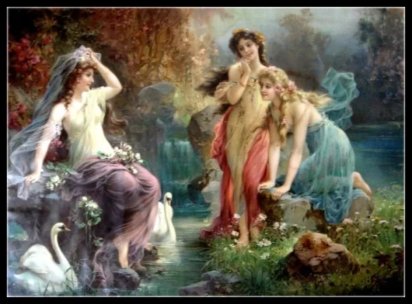 Hans Zatzka Коллекция-счетный Набор для вышивки крестом-Сделай Сам рукоделие ручной работы для вышивания 14 карат Наборы для вышивания крестиком DMC цвет - Цвет: 330w x 240h