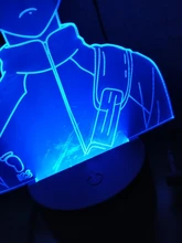 Led-Night-Light Table-Lamp Hinata-Figure Manga Gadget Bedroom-Decor Acrylic Anime Haikyuu