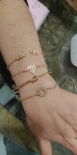 Tocona 4 unids/set moda Bohemia hoja de nudo mano brazalete enlace cadena encanto pulsera brazalete para las mujeres pulseras de oro joyería para mujer 6115
