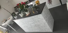 Papel de pared de ladrillo de PVC en 3D para decoración del hogar papel tapiz de piedra autoadhesivo para sala de estar y dormitorio