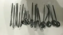 Spoons-Set Dinnerware-Set Tableware Forks Cutlery-Set Wedding-Mirror Kitchen-Knives Stainless-Steel