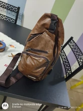 Bolso de hombro tipo bandolera para hombre, Cartera de piel, gran oferta