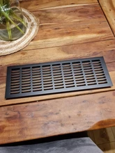 Rejilla de ventilación de aleación de aluminio para armarios, cubierta de decoración negra para armarios, accesorios de Hardware