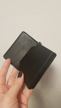 Mini Cartera de aluminio de Metal para hombre y mujer, billetera inteligente de negocios, tarjetero Rfid, envío directo, 2021