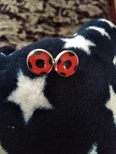 Pendientes de mariquita con Clip para las orejas, aretes de mariquita para Cosplay y mujer, aretes de lunares para chicas, regalos de fiesta, joyas de Anime 2020