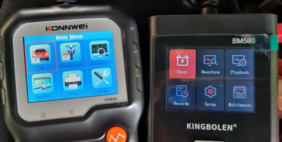 Отзыв о товаре Автомобильный тестер батареи KINGBOLEN BM580 12V 6V CCA Circut тестер Cranking зарядка инструменты BM550 Автомобильный анализатор батареи от пользователя B***a