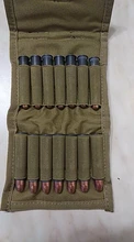 Porta cartuchos para pistola de mano plegable, 14 carcasas para Rifle, porta cartuchos, funda para munición para Rifle de caza