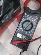 LED Digital DC amperímetro voltímetro de 4 bits 5 alambres DC 200V 10A medidor de corriente de voltaje de la fuente de alimentación de LED azul rojo pantalla doble Detector