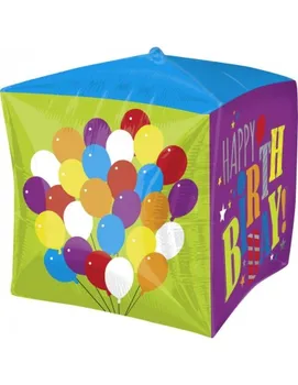 

Balloon Birthday Balloons Cube-Cube 3D 43cm Foil Polyamide-A2842801