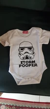 Mono de manga corta con estampado con letras para recién nacido, ropa de 0 a 18M