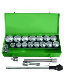 

JBM 51855 METAL CASE WITH 22 PCS AUTOCLÉ 1 "IN 12 CHANTS