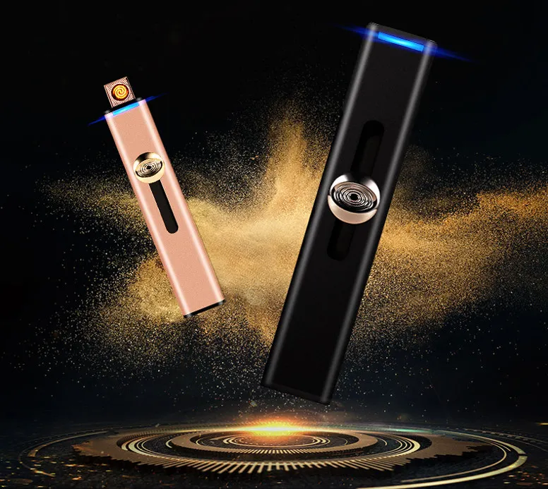 Тонкая спиральная двухсторонняя USB-зажигалка | Дом и сад