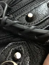 Bolso europeo de cuero PU para motocicleta para mujer, bandoleras cruzadas con remaches y borlas