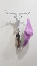 Wall-Hanging-Hook Horns Hanger-Rack Deer-Head Wall-Decoration Key-Deer Vintage Antlers