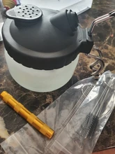 Soporte de botellas estabilizador para limpieza de aerógrafo, estación de pintura, filtro de botellas de vidrio, compresor esmerilado, juego opcional A-C