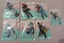 Genshin-Juego de mesa con base para disfraz de personaje, modelo de placa con base, modelo de figura de acrílico, ventiladores para decoración, regalo, Zhongli Mona Xinyan