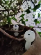 Ghibli-figuras de acción de la princesa Mononoke, Mini figuras de acción que brillan en la oscuridad, luminosas, elfo, árbol, figuras de dibujos animados