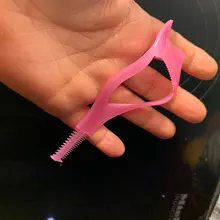 Herramientas de pestañas 3 en 1 maquillaje protección para máscara rizador de seguridad guía rizador de pestañas rizador cosméticos para pestañas curva peine aplicador