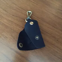Keychain-Pouch Genuine-Leather Key-Bag Mini-Key Fashion Package Waist-Hanging Creative