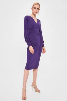 

Trendyol Rib Detail Dress TPRAW20EL1404