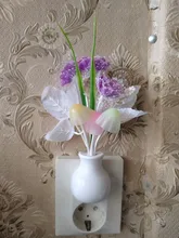 Lamp Mushroom Night-Lighting LED Romantic Lilac Home-Art-Decor Colorful Us/eu-Plug Lovely